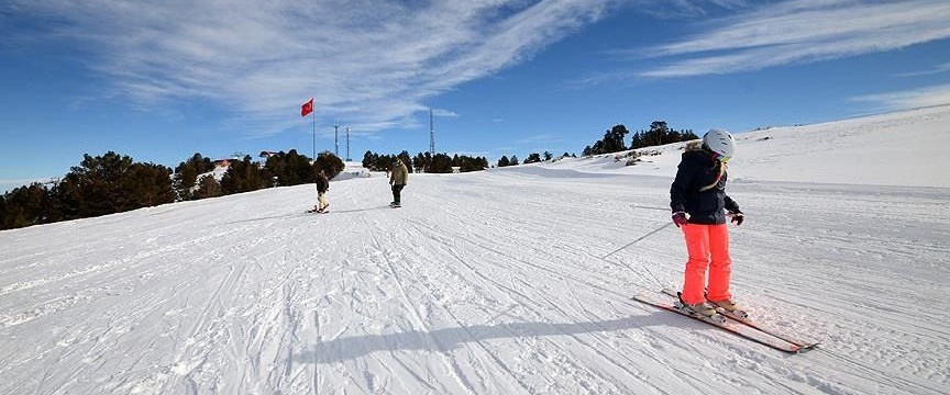 Kartalkaya’da kayak mevsimi kapandı
