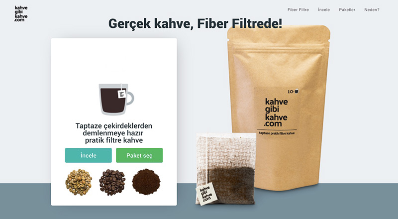 Pratik filtre kahve girişimi Kahvegibikahve, 2 milyon TL değerleme ile yatırım aldı