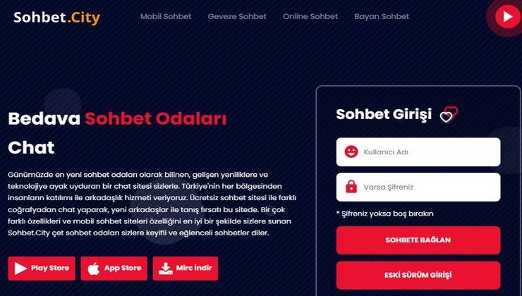 Türkiye’nin Sohbet Siteleri – Sohbet.City